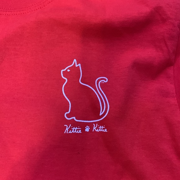 Long Sleeve Kittie Kittie Christmas Tee - Picture 4 of 4